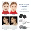 6 Pcs Jaw Exerciser for Men & Women Silicone Tablets Jaw Exerciser Gum BPA Free Jawline Trainer & Jawline Shaper 3