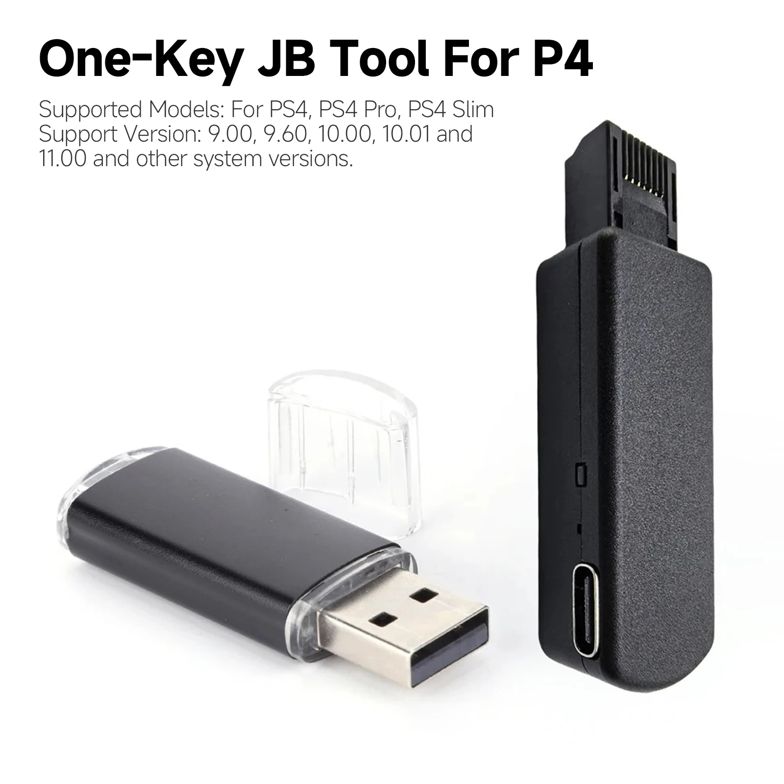 원키 JB 툴, PS4용 USB 동글 - 플러그 앤 플레이, PS4/PS4 Pro/PS4 Slim FW 9.0-11.0용 액세서리로 무제한 게임을 즐기세요