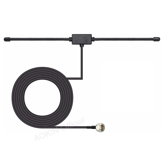 Nouvelle Antenne Radio FM Intérieure HiFi 75 Ohms Pour Récepteur Home