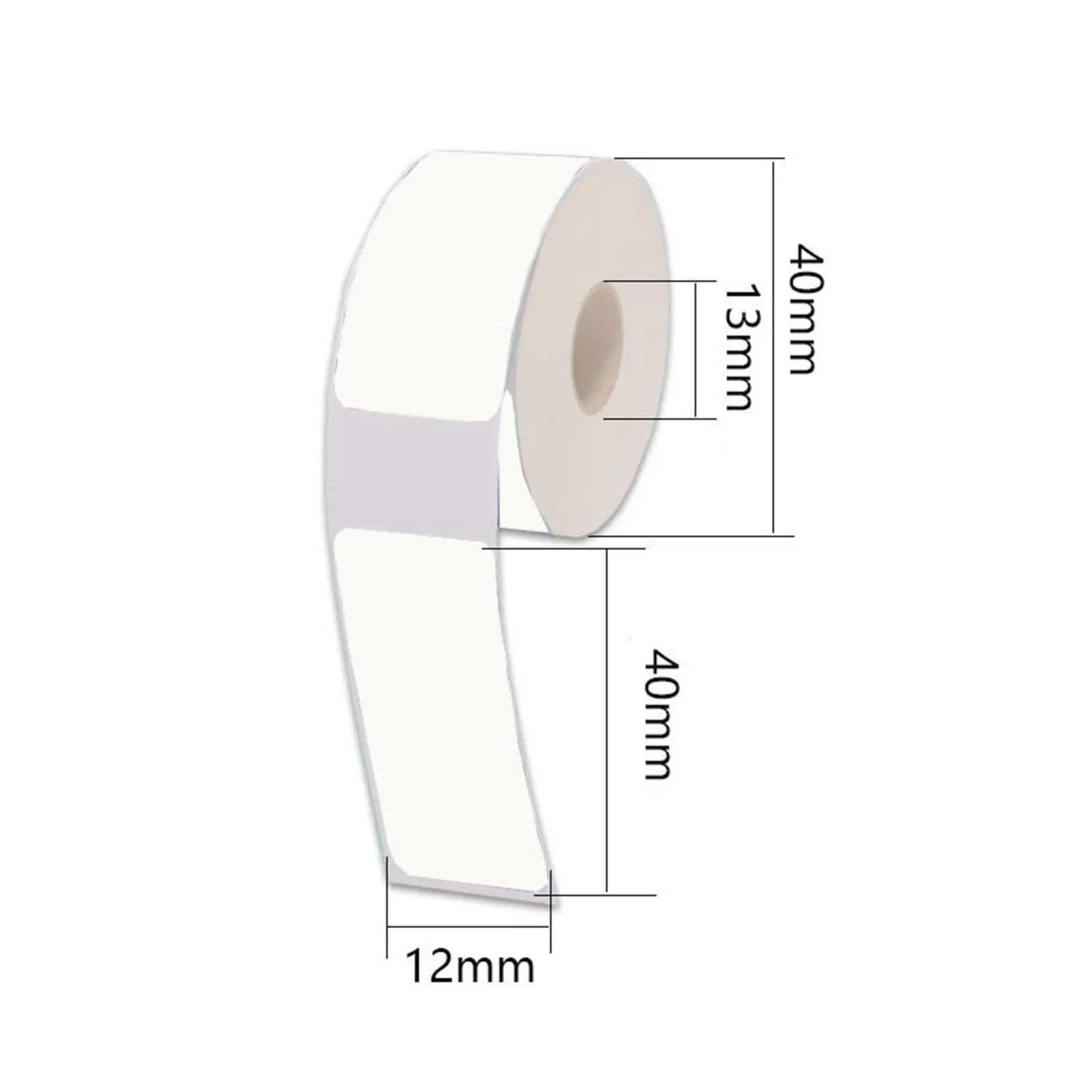 열 프린터 라벨 자체 설치 용이, 가격 대비 열 라벨 스티커, 12mm x 40mm, 4 개