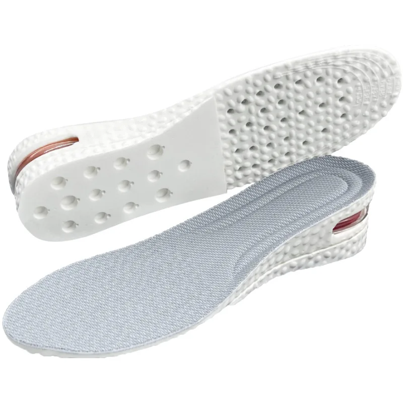 Height Increase Templates Round Toe Insole Full Pad 3CM-7CM Invisible Inner Shock Absorbing Air Cushion Insoles For Shoes