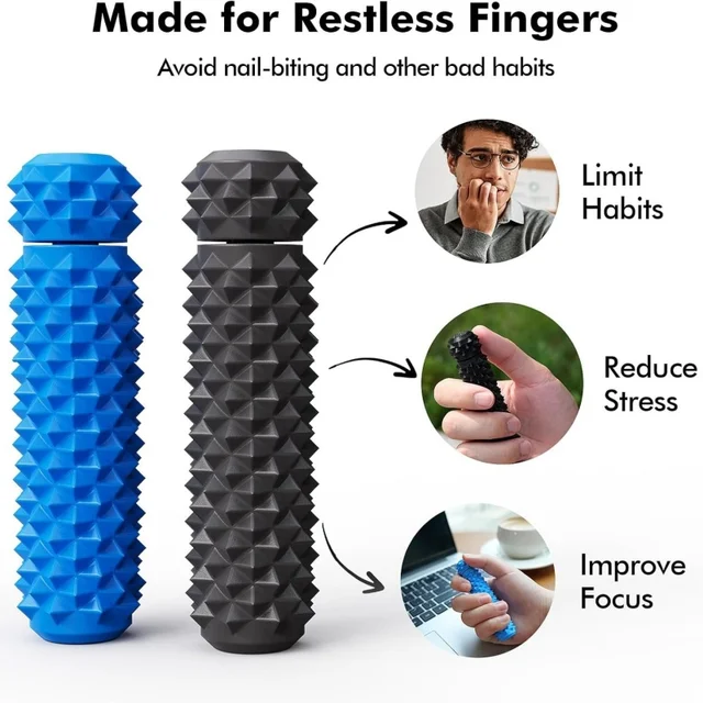 Pain Stim Fidget Toys Rotating Spiky Grippie for Anxiety Relief Sensory Toys for Autism ADHD Calming Classroom Desk Office 3