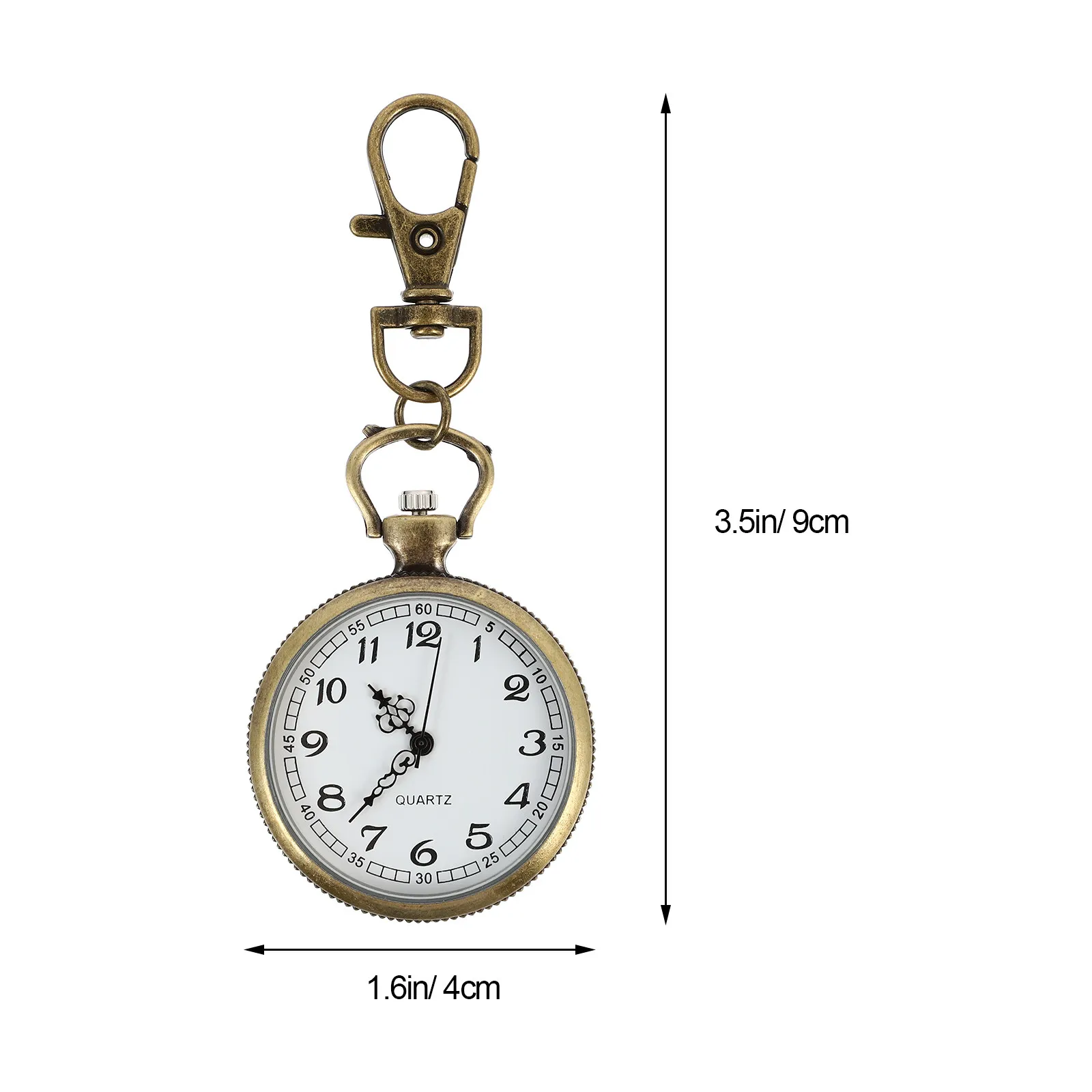 1pc 가슴 수유용 경량 패셔너블 간호사 시계 여성용 안전 소재 디자인 간호사 포브 타임피스 걸이식 시계