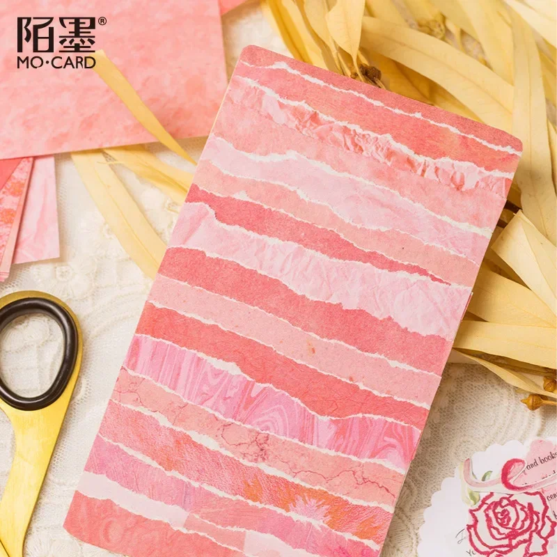 100 Sheets Notes Lab Series Retro Handbook DIY Material Light Paper Decorative Backing Paper Non-sticky Memo Decoration 4