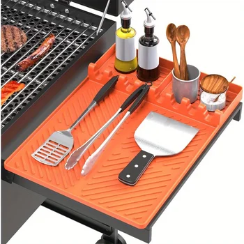 Silicone Grill Tools Mat with Drip Pad 1