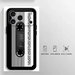 Retro Cassette Tape Style Phone Cover Case - iPhone 12 Mini (Mix01)