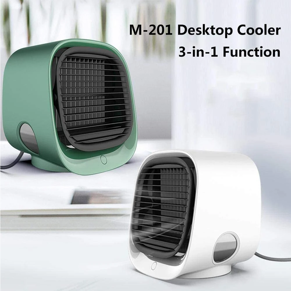 

Air Conditioner Air Cooler Humidifier Purifier Portable For Home Room Office 3 Speeds Desktop Quiet Cooling Fan Air Conditioning