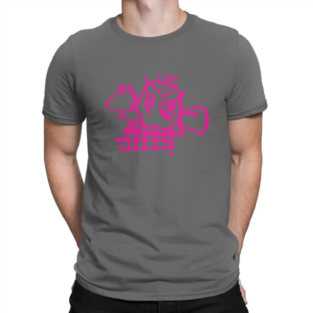 thumbnail image 1 of Camiseta para hombre JINX MONKEY Arcane League Of Legends LOL Game, divertida camiseta de manga corta con cuello redondo, camisetas de algodón de verano, 1 of 7