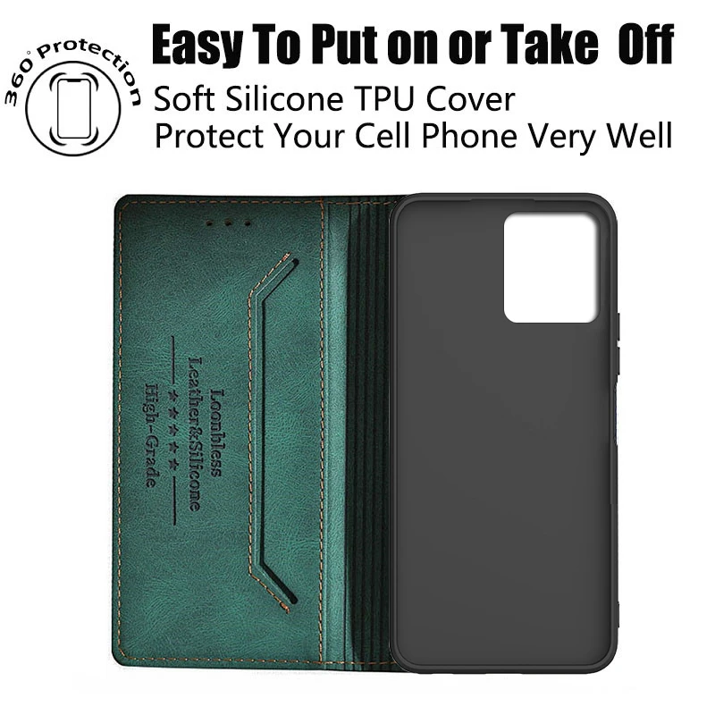 Premium Flip Wallet Case for ThinkPhone - Stylish 5G Protective Cover & Card Holder