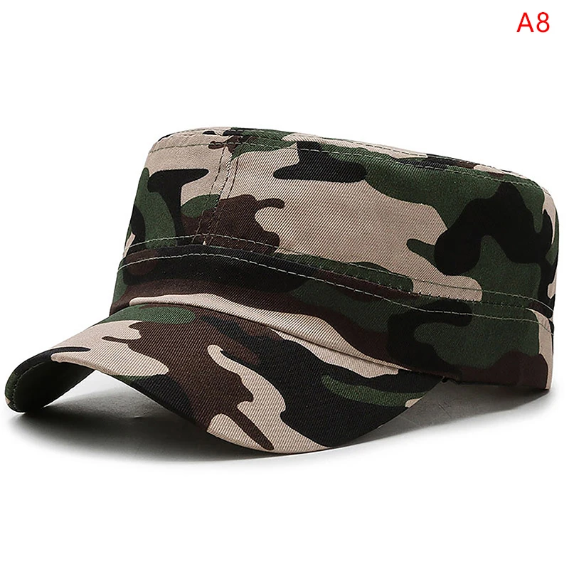 Männer Frauen taktische flache Kappe Hut Tarnung Baseball mütze Hut Outdoor-Sport Camping Wandern Sonnenhut Jagd Sonnen kappe Sonnencreme – Detail 13