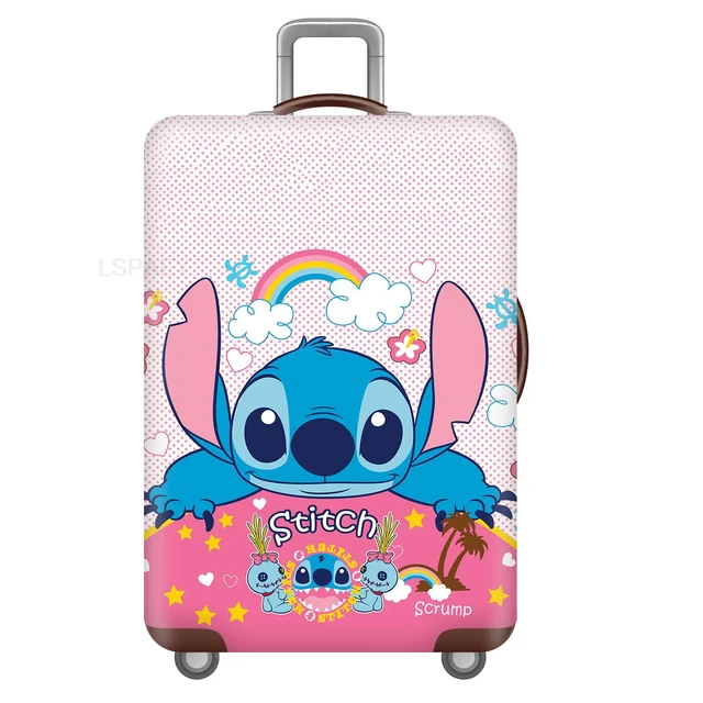  Lilo Stitch - Funda protectora para maleta, duradera, elástica,  apta para códigos, lavable, portátil, con cremallera, funda protectora,  Blanco : Ropa, Zapatos y Joyería