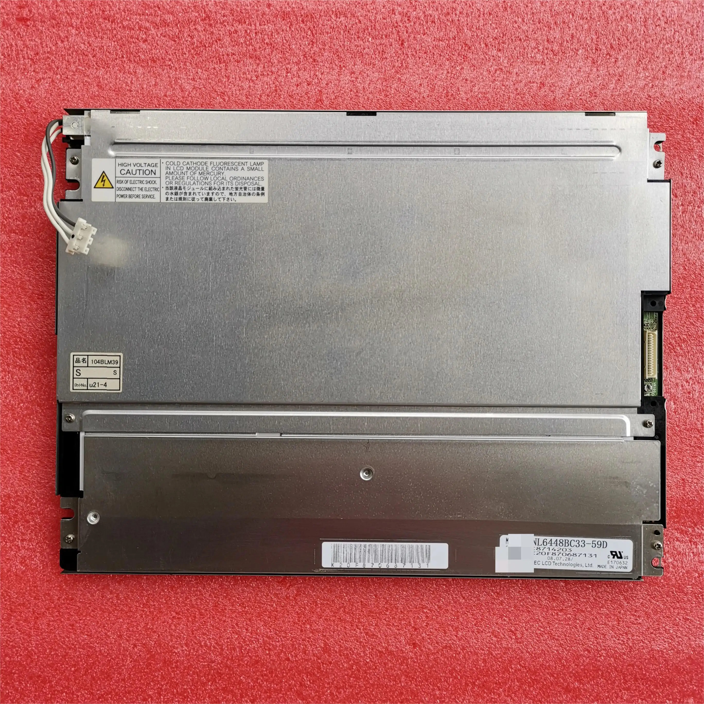 

NL6448BC33-59D 10.4" TFT LCD PANEL