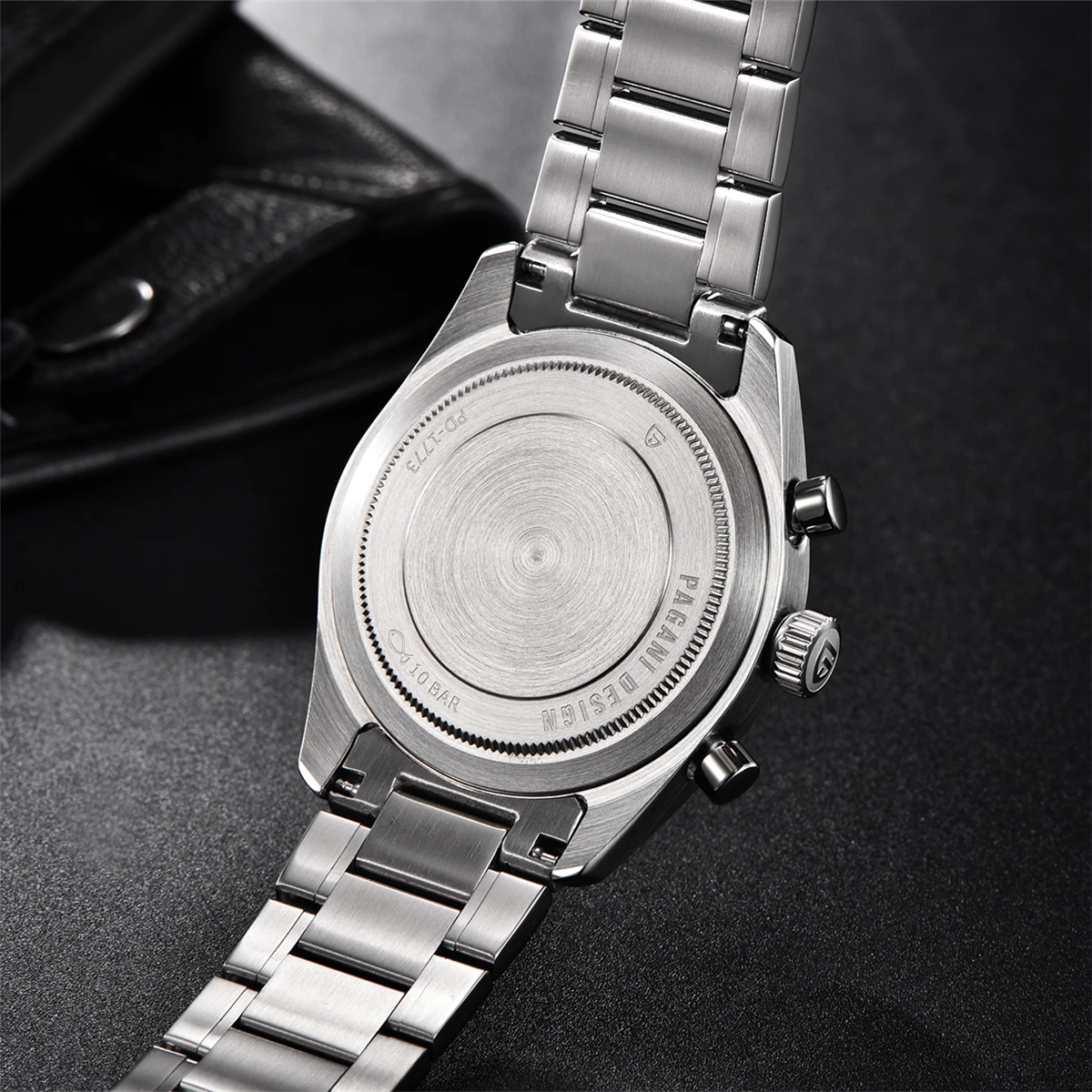 PAGANI DESIGN-Sapphire aço inoxidável quartzo esportes relógios masculinos, relógio cronógrafo para homens, marca top, novo, 2022