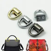 

10Pcs O D Ring Bag Side Clip Buckles Screw Handbag Rings Chain Handles Connector Bag Strap Belt Hanger DIY Bag Accessories