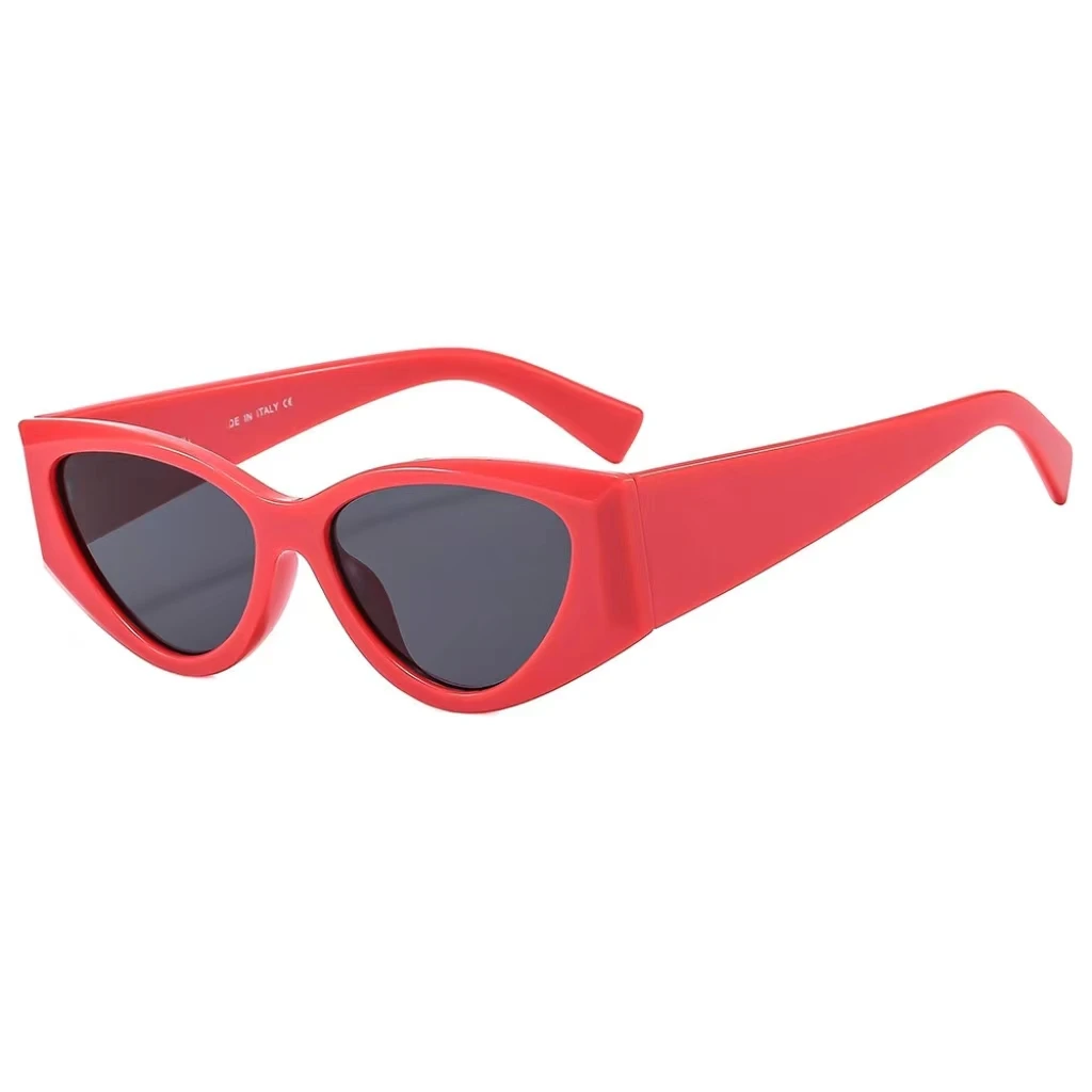 

Vintage Fashion and Personality Versatile Women Colorful Polygon Luxury Brand Designer Sunglasses for Ladies UV400