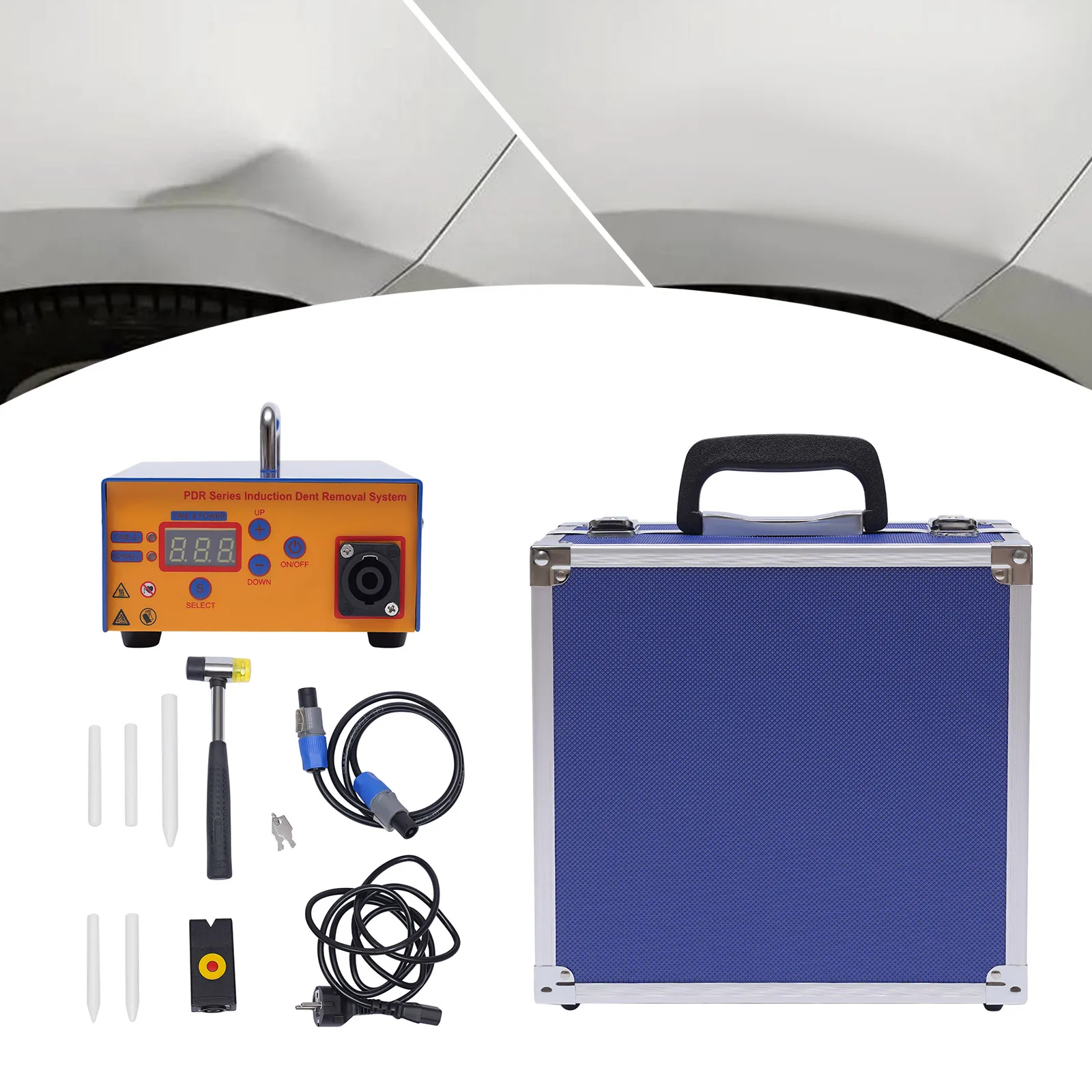 Kit Riparazione Ammaccature Auto A Induzione Magnetica - Strumento PDR Professionale, Display Digitale