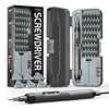 Electric Screwdriver Set Precision Power Tool Kit Rechargeable Wireless Mini Small Bits PC Mobile Phone Repair Tools DIY CRV