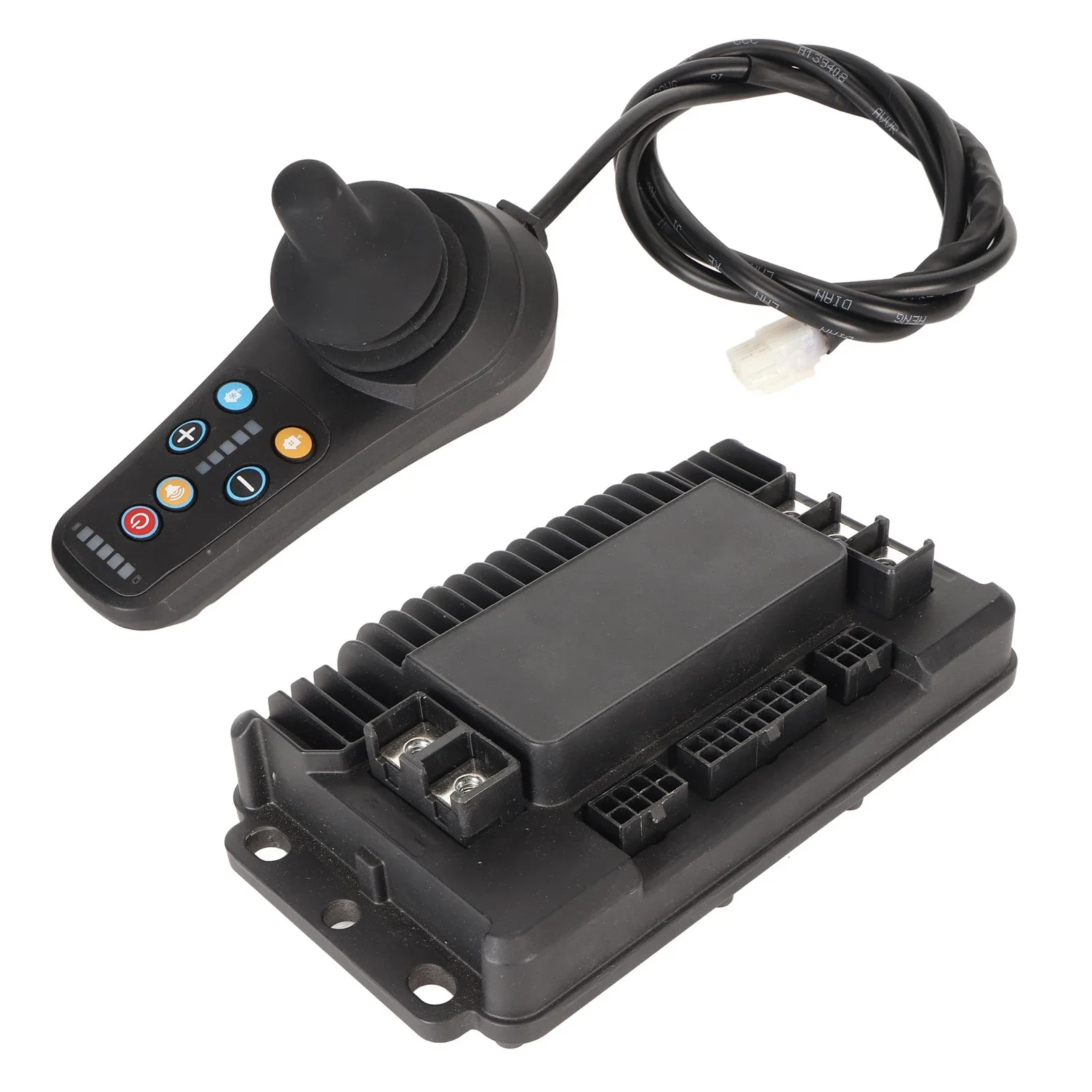 Wheelchair Joystick Controller with Brake 50A Smart DC24V Power Wheelchair Joystick Controller Replacement for Intelligent Robot