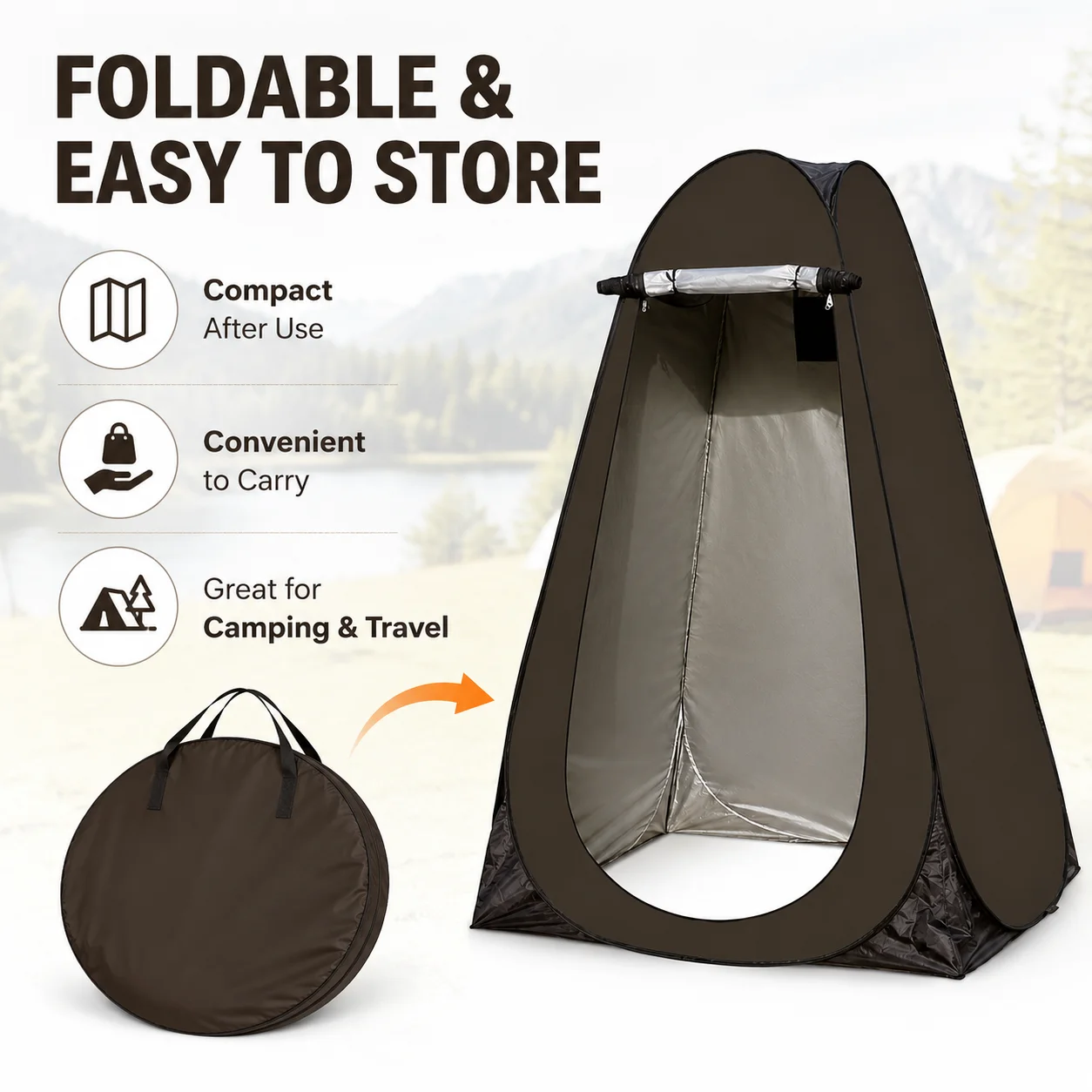 Portable Privacy Shower Tent 5