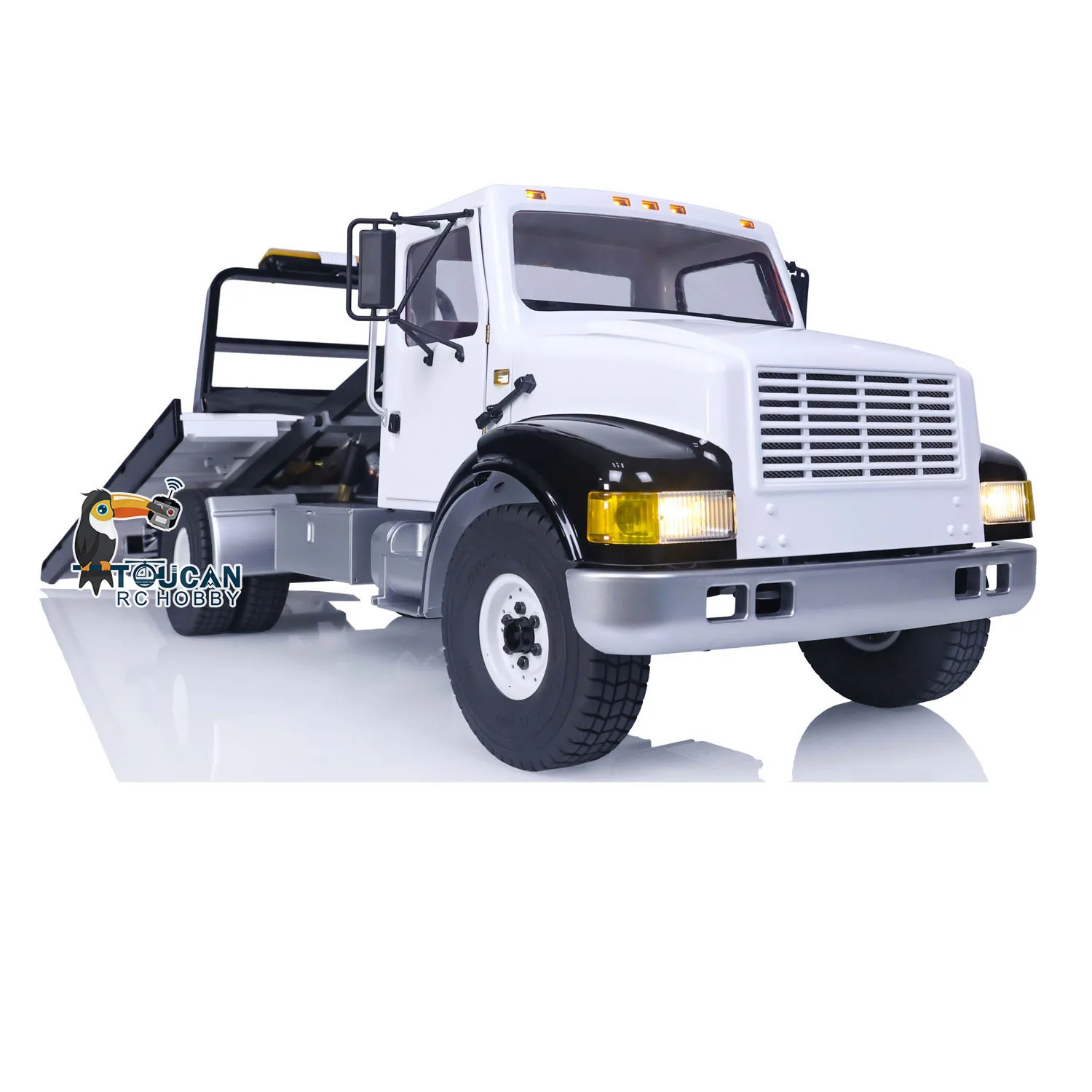 RTR CROSSRC WT4 1/10 RC Wrecker Tow Truck Two-speed Road Rescue Vehicles Painted Assembled Car Model Light Sound Set THZH1605 3