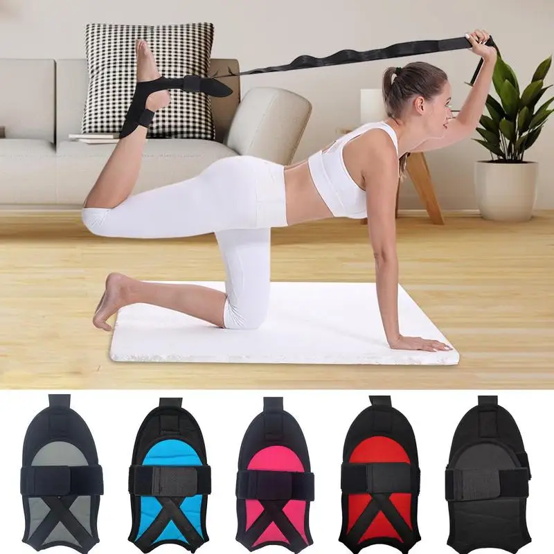 

115cm Yoga Leg Ankle Brace Support Training Stretching Belt Stroke Hemiplegia Rehabilitation Strap Correction Braces Yoga Belt