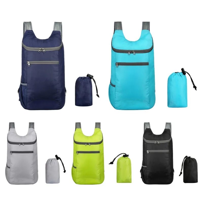 Outdoor 20L Lightweight Waterproof Folding Backpack Ultralight Backpack Bag Ladies Travel Hiking
