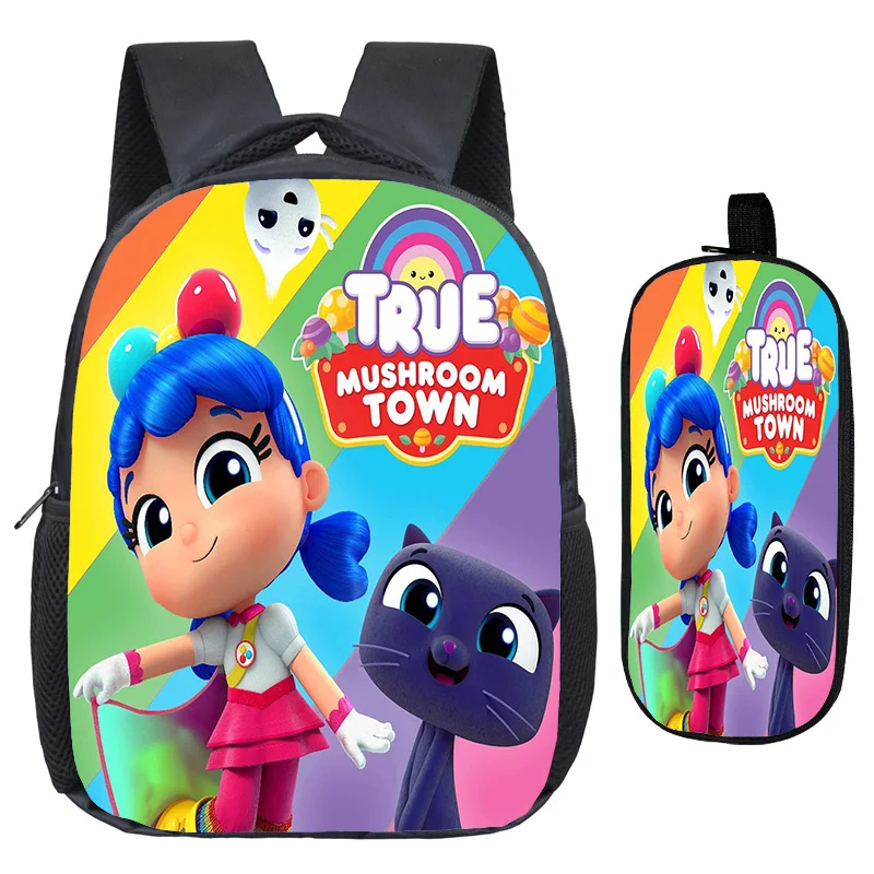 

Школьные ранцы True and the Rainbow Kingdom для детей, женский рюкзак, водонепроницаемые Рюкзаки для детского сада, сумки с 3D принтом, 2 шт.