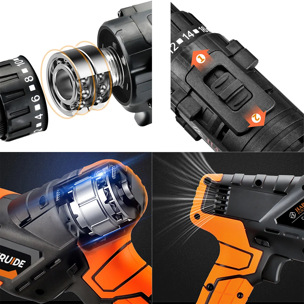 35 sets of 25V lithium batteries/multifunctional wireless drills/electric screwdrivers/home repairs/outdoor repairs/woodworking