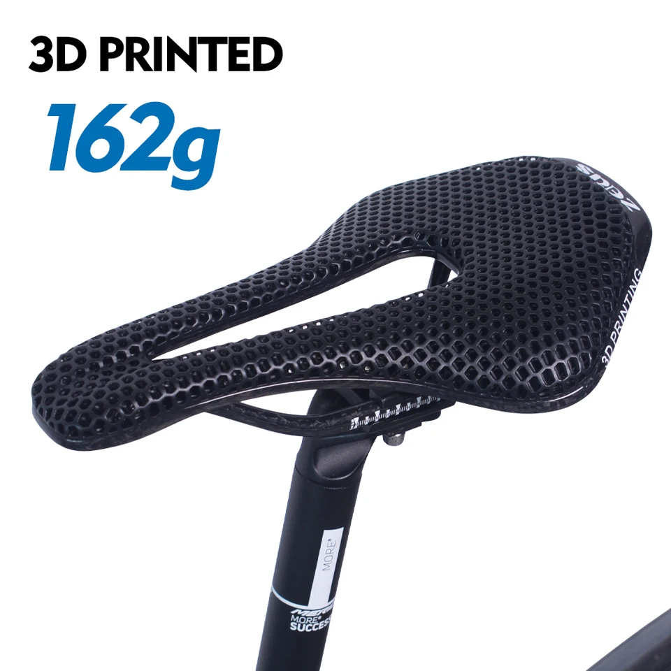 超軽量！3Dプリント カーボンファイバー サドル｜ロードバイク用 Amazon | 自転車アクセサリー 3D プリント自転車サドル超軽量
