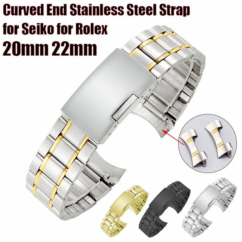 Cheap Luxury Stainless Steel 22 mm Watch Band 3762_K0030580 main image 1