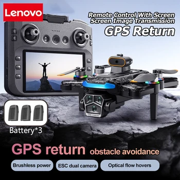 Drone Lenovo A14 Pro Max con Tripla Fotocamera 8K HD, Flusso Ottico, Evitamento Ostacoli Intelligente, Schermo Pieghevole, GPS e Motori Brushless