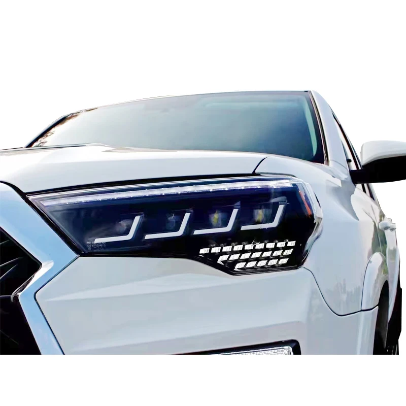 ABS Plastic Pickup Car Bumper Truck Front Bumper Body Kits for Toyota 4runner Upgraded for Lexus 2010-