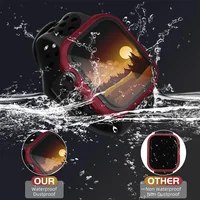 Coque en verre et couvercle pour Apple Watch, verre du Guatemala, protecteur d'écran, accessoires Apple Watch, série 9, 4, 5, 6, SE, 7, 8, 45mm, 41mm, 44mm, 40mm, 42mm 6
