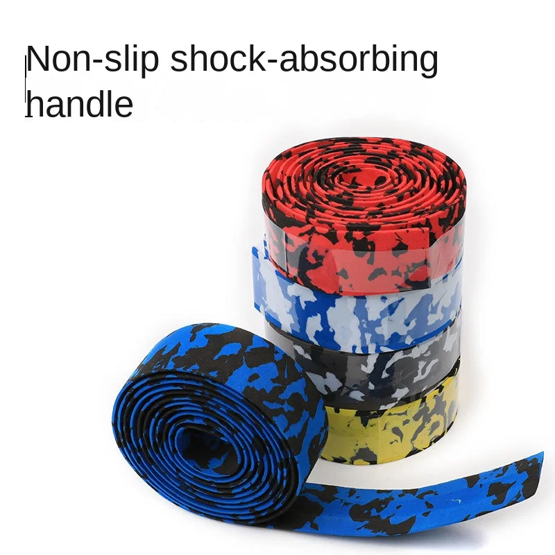 Bicycle Handlebar Tape Camouflage Anti-Slip Damping Cycling Road Bike Handle Belt Wraps Bar End Plugs