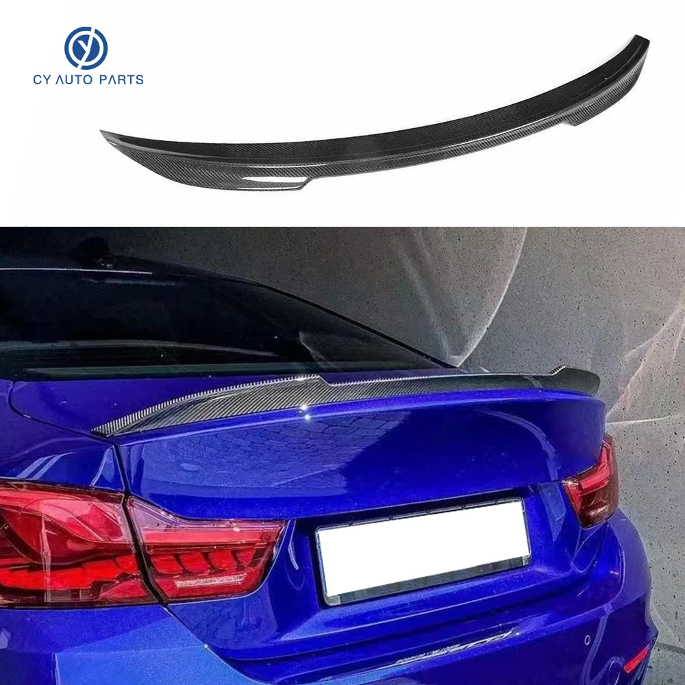

Задний спойлер из углеродного волокна, крылья багажника, бампер в стиле CS для Bmw F30 F80, универсальный задний декоративный спойлер для гоночного седана