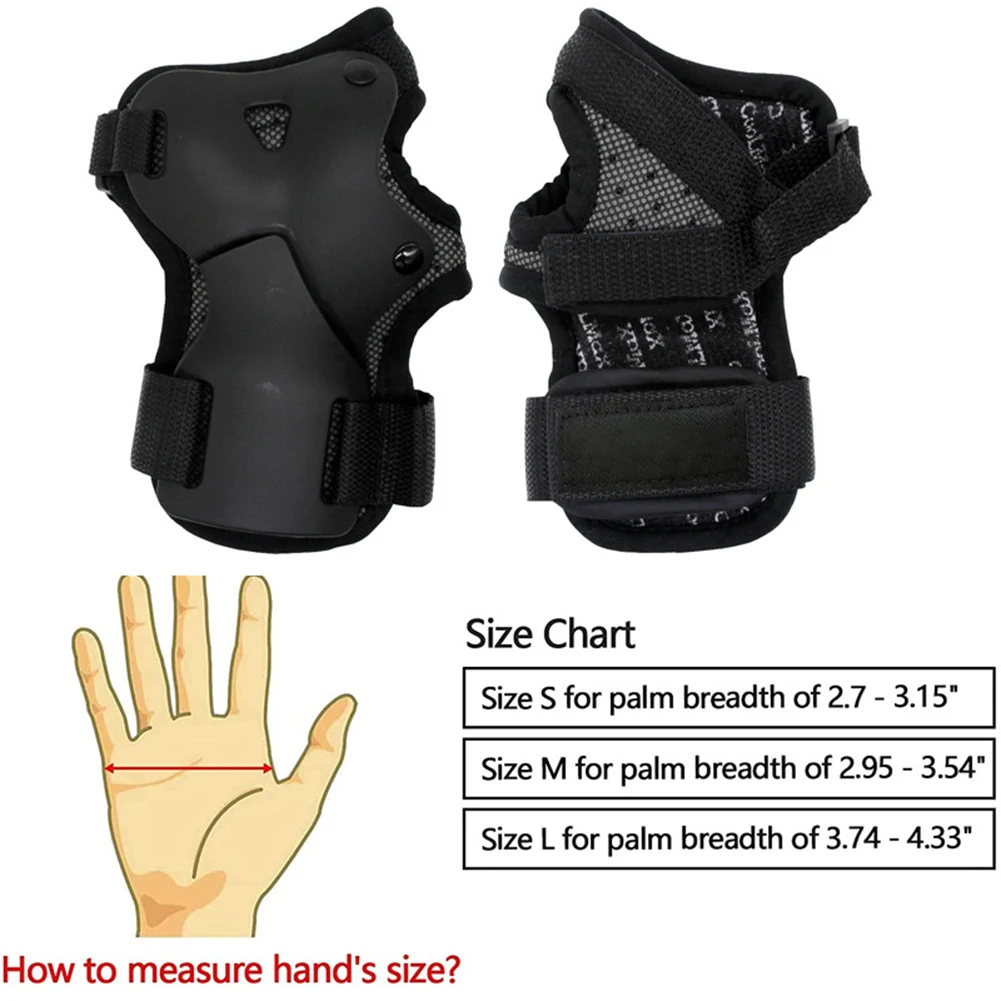 Roller Skating Wrist Support Wrist Guard Shock Absorption Snowboard Ski Palm Protector Comfort for Roller Skating Skateboarding wrist guard