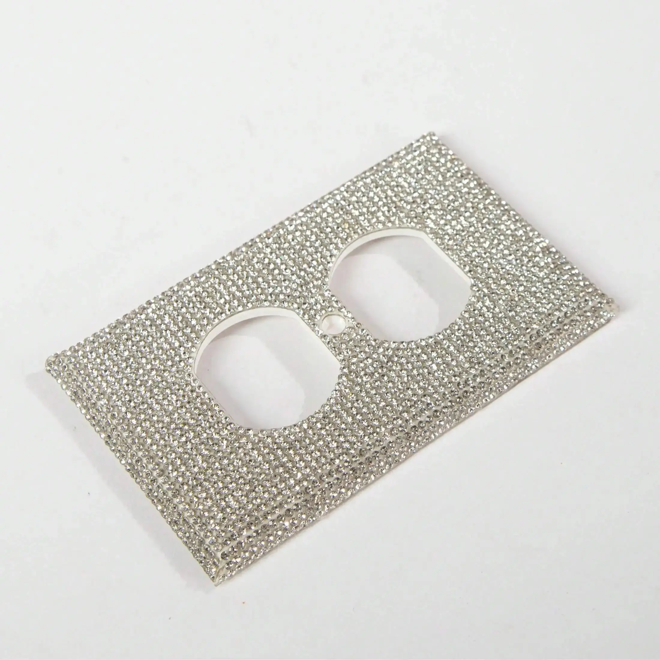 Rhinestones Wall Plates Light Switch Sticker Decorative Cover