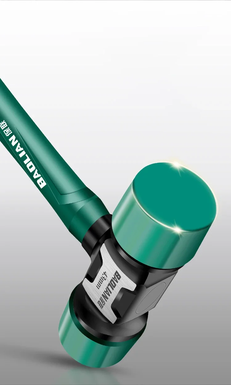 Description Picture 6 of itemRubber Hammer Transformable Multifunctional High Resilience Rubber Hammer Anti-vibration and Non-slip Professional Work Tools