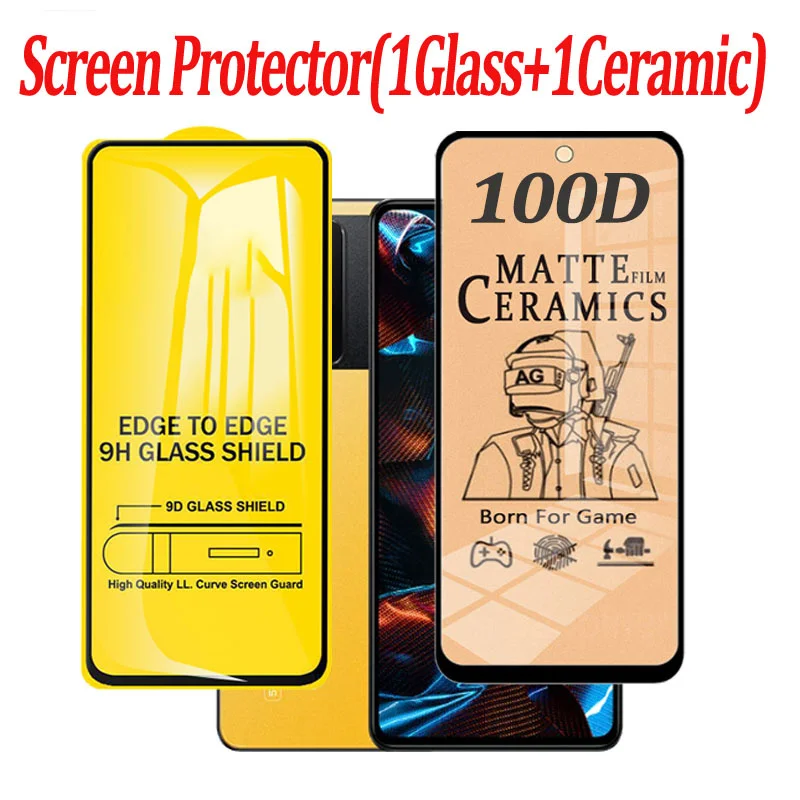 Protezioni Di Schermo Vetro Ceramica Protector Per Poco X5 Pro Vetro Temperato Per Xiaomi Poco X5 Pro Ceramica Pellicola Poco X5 Pellicola Vetro Poko 