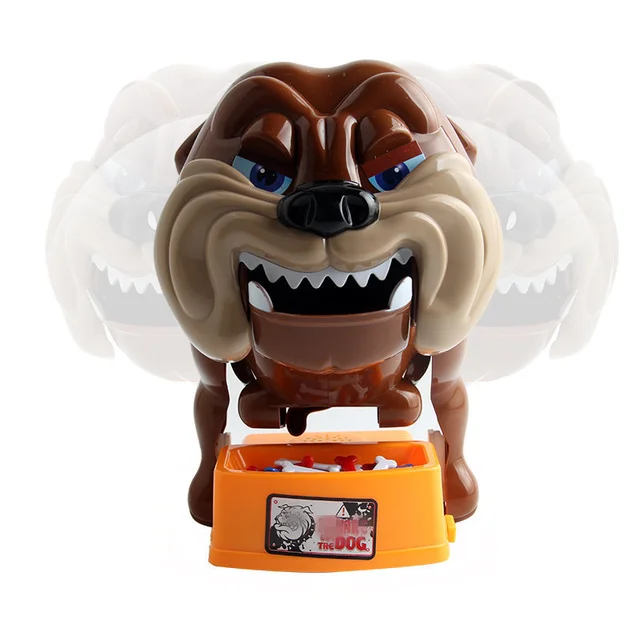 Novelty Multi-color Bones Evil Dog Bite Finger Board Game Parent-child Toy Stealing Bone Tidy Scary Toy Creative Plastic Dog Toy 1