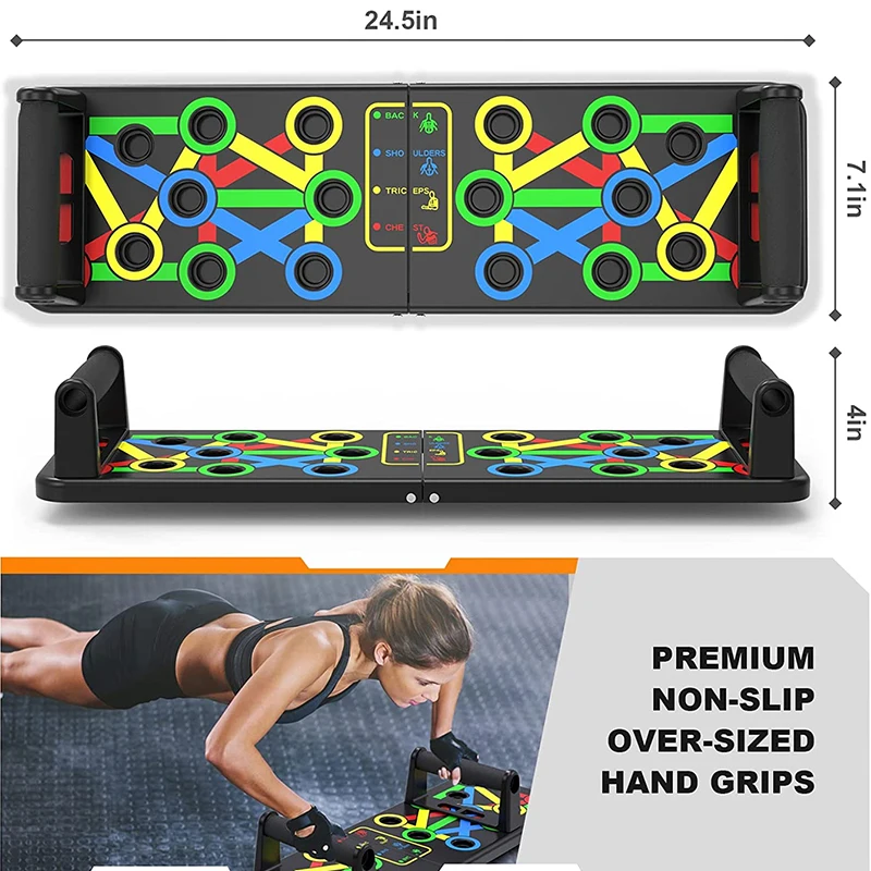 Multi-functional push-up board home fitness abdominal exercise machine foldable fitness board abdominal muscle support