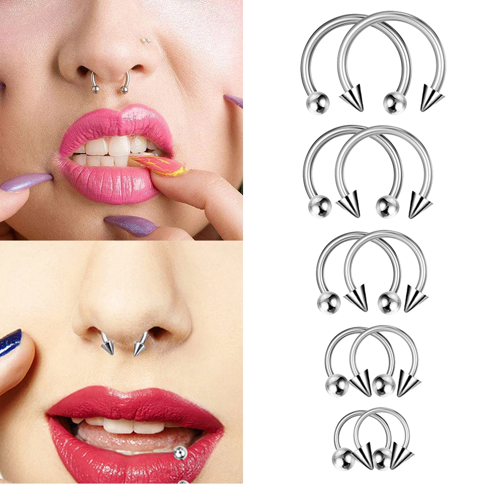 15 Pièces Piercing Nez Acier Chirurgical 316L - Studs, Anneaux, Hypoallergénique, Or Et Argent