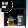 Load Water Dispenser, Hot, Cold or Room-Temperature Water, Holds 3 or 5 Gallon Bottles, Child Safety Lock, Perfect for Homes, Ki 5