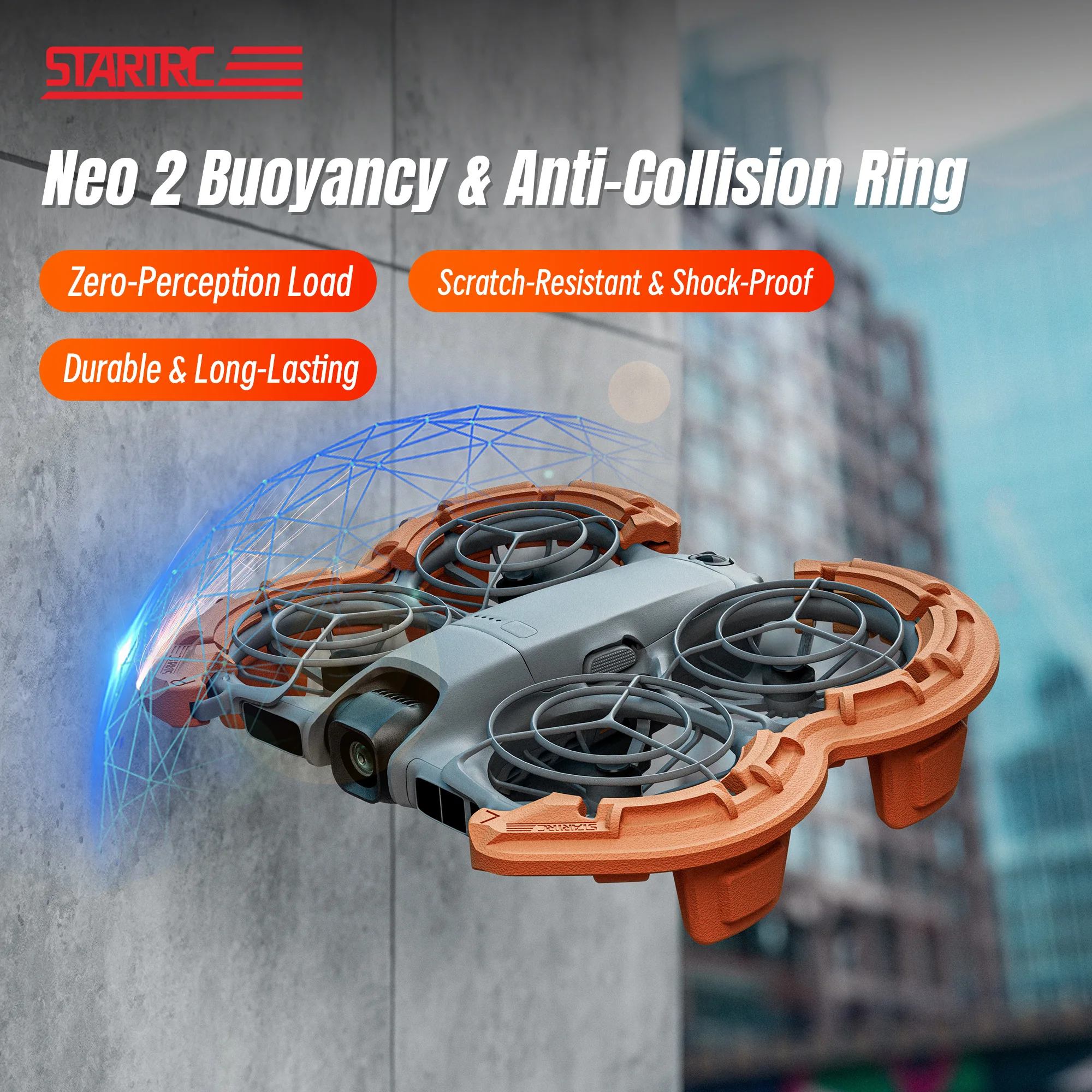 Anneau Flottabilité Anti-Collision DJI Neo 2 - Protection Hélices