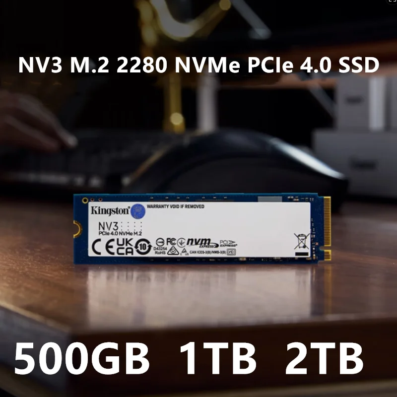 Kingston NV3 SSD 1TB 2TB Solid State Drive M.2 (NVMe PCIe 4.0 × 4