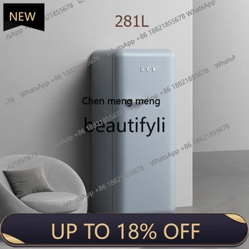 FF Wabi Sabi retro refrigerator home living room small large capacity single door high value American style