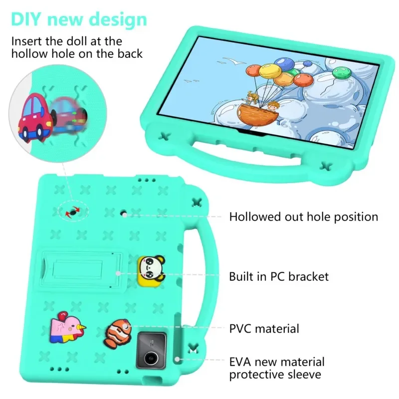 EVA Case For TCL Tab 11 NxtPaper 11 2023 10.95 Inch 9166G 9466X Shock Proof Full Body Kids Children Safe Non-toxic Tablet Cover
