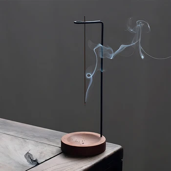 Upside Down Wooden Incense Burner 1