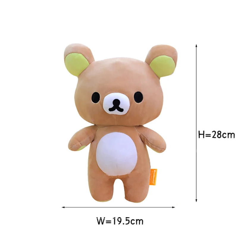Kawaii Strawberry Rilakkuma Plush Doll Soft bear Toys Rilakkuma Stuffed Teddy Bear Plushies Cute Couple Bear Toy Kid Gift