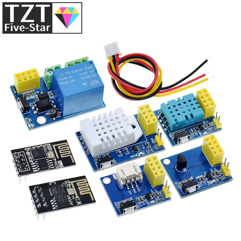 ESP8266 5V moduł przekaźnika WiFi DS18B20 DHT11 DHT22 kontroler RGB rzeczy inteligentny przełącznik domowy zdalny ESP-01S dla Arduino STM 4 ESP8266 5V moduł przekaźnika WiFi DS18B20 DHT11 DHT22 kontroler RGB rzeczy inteligentny przełącznik domowy zdalny ESP-01S dla Arduino STM - Image 4